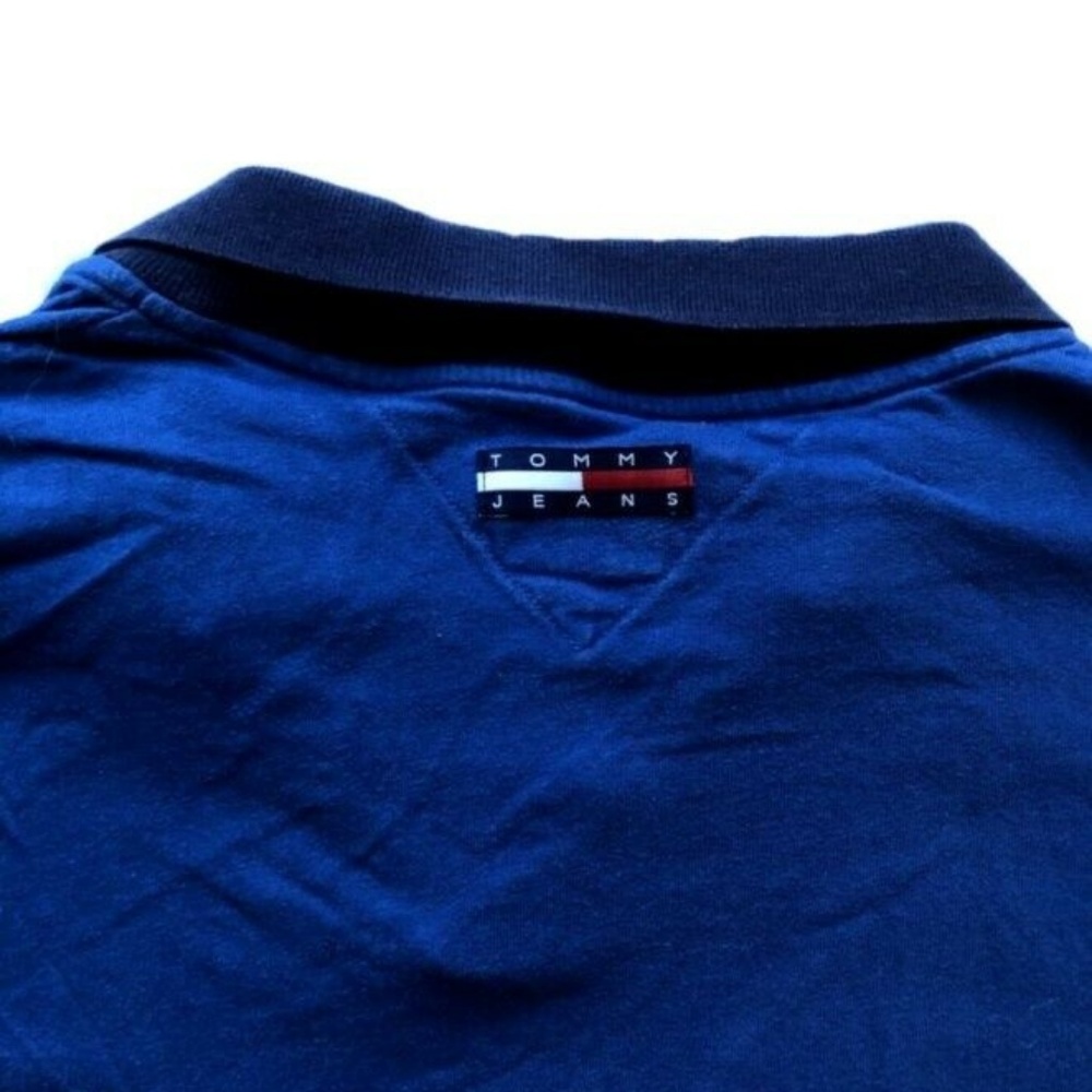 Vintage Tommy Jeans Blue Polo XXL - Picture 3 of 5